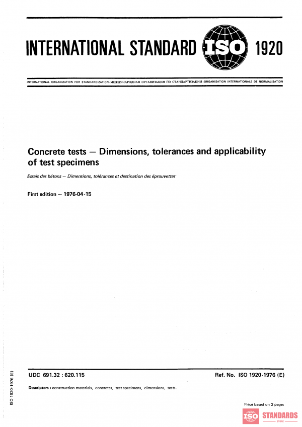 ISO 1920:1976 PDF