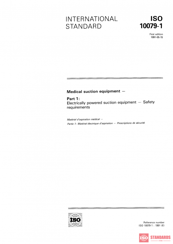ISO 10079-1:1991 PDF