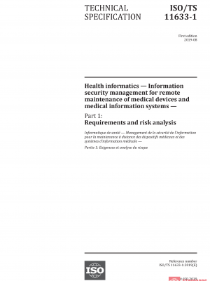 ISO/TS 11633-1:2019 PDF