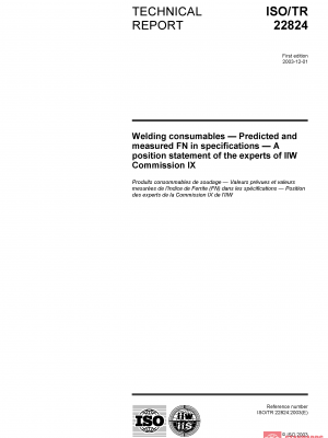 ISO/TR 22824:2003 PDF
