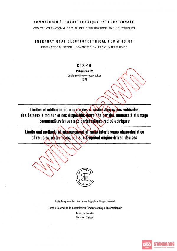 CISPR 12:1978 PDF