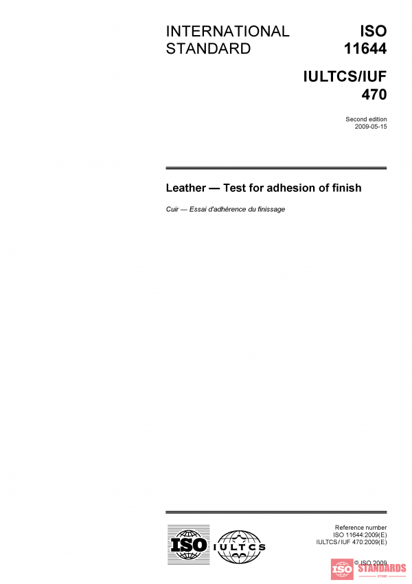 ISO 11644:2009 PDF