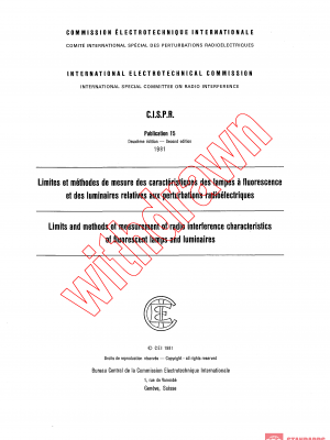 CISPR 15:1981 PDF