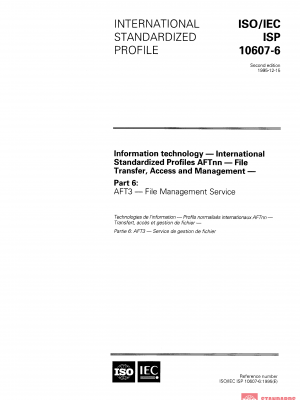 ISO/IEC ISP 10607-6:1995 PDF