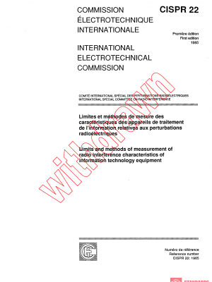 CISPR 22:1985 PDF