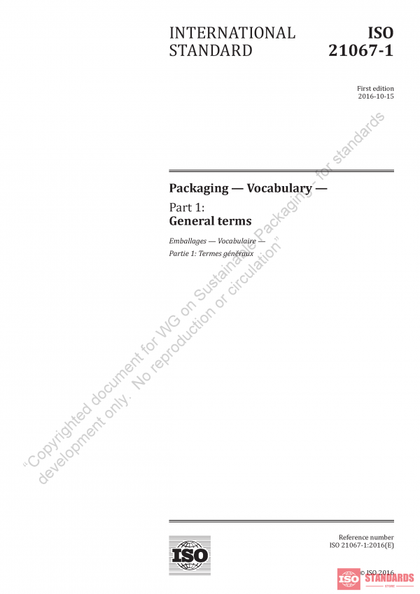 ISO 21067 1 WG:2016 PDF