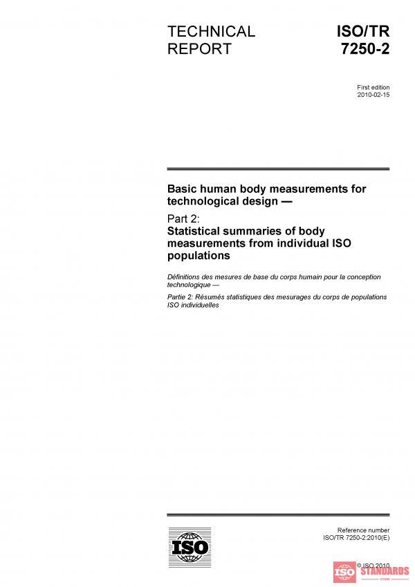 ISO/TR 7250-2:2010 PDF