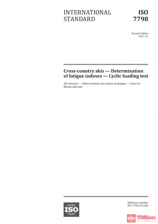 ISO 7798:2017 PDF