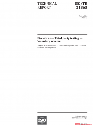 ISO/TR 21865:2017 PDF