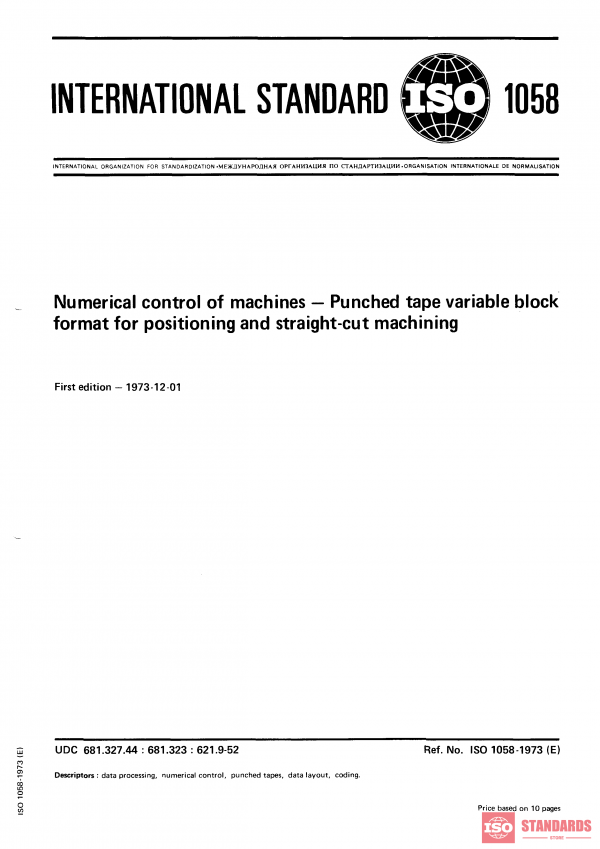 ISO 1058:1973 PDF