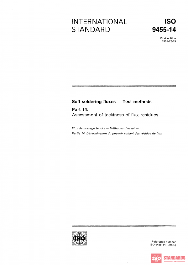 ISO 9455-14:1991 PDF