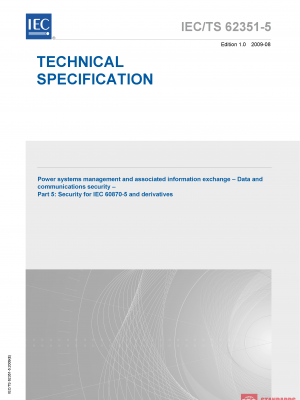 ISO/TS 62351 5 ed 1.0:2009 PDF