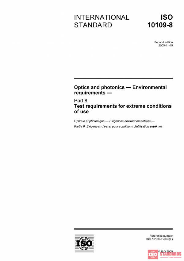 ISO 10109-8:2005 PDF