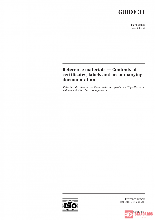 ISO Guide 31:2015 PDF
