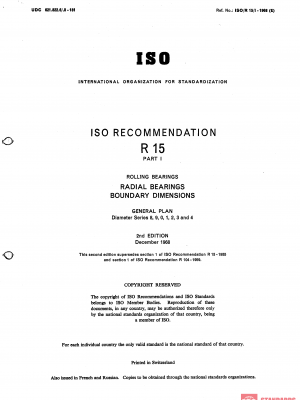ISO/R 15-1:1968 PDF