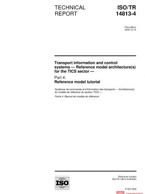 ISO/TR 14813-4:2000 PDF