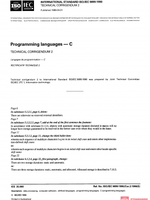 ISO/IEC 9899:1990/COR2:1996 PDF
