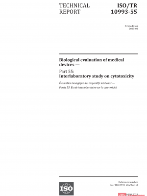 ISO/TR 10993-55:2023 PDF