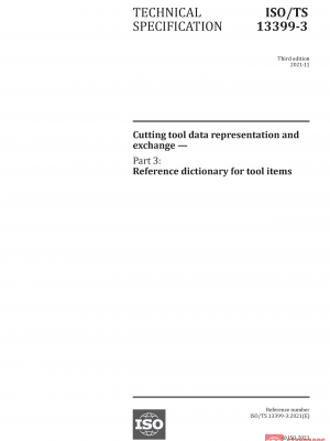 ISO/TS 13399-3:2021 PDF