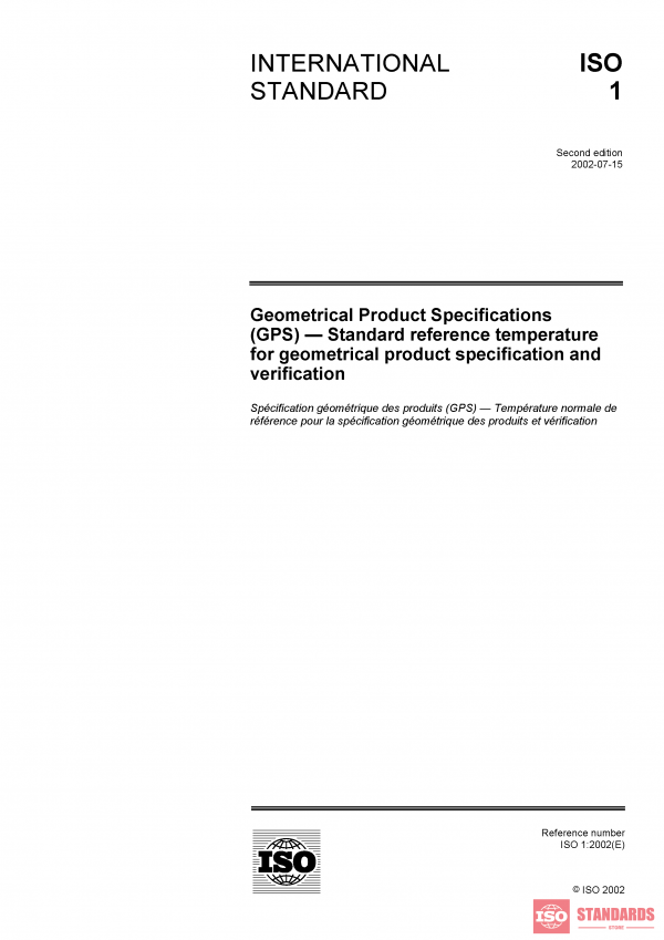 ISO 1:2002 PDF