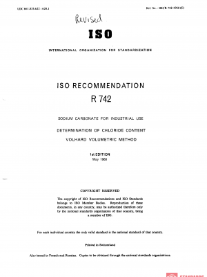 ISO/R 742:1968 PDF