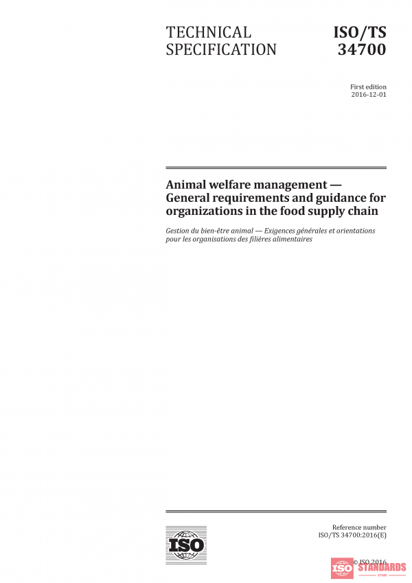 ISO/TS 34700:2016 PDF