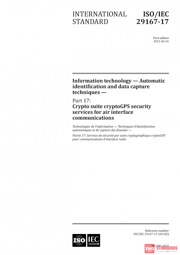 ISO/IEC 29167-17:2015 PDF