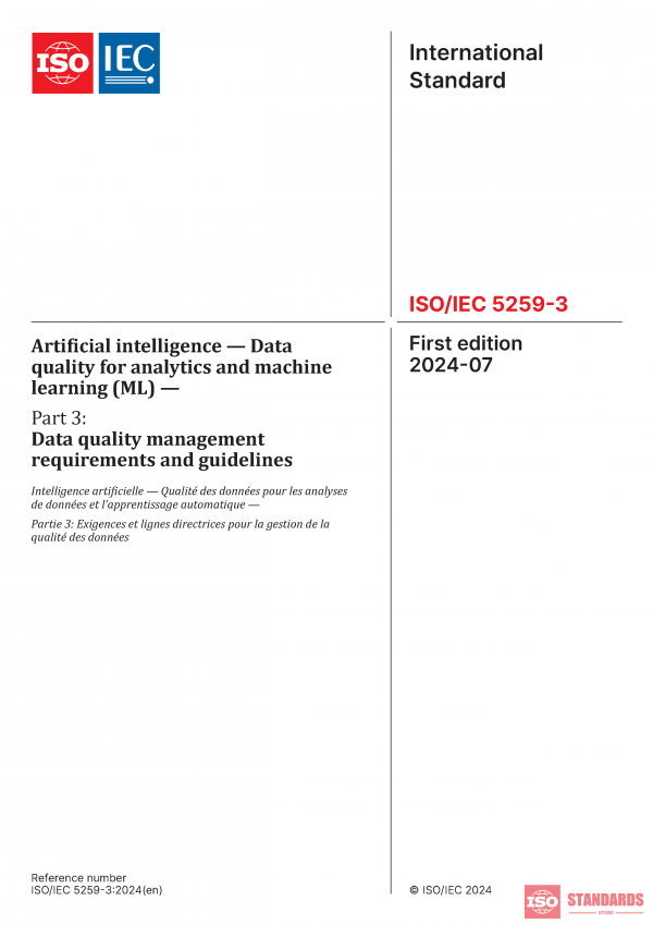 ISO/IEC 5259-3:2024 PDF