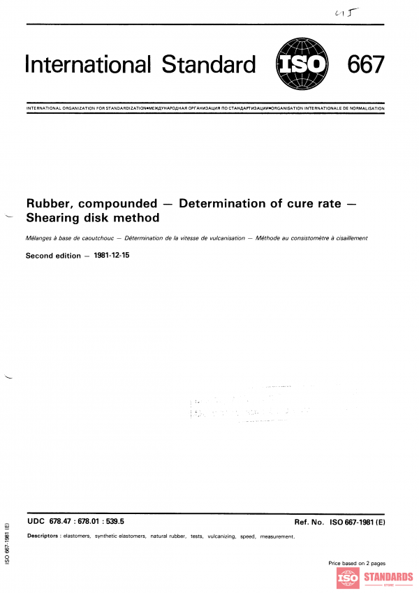ISO 667:1981 PDF