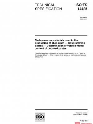ISO/TS 14425:1999 PDF