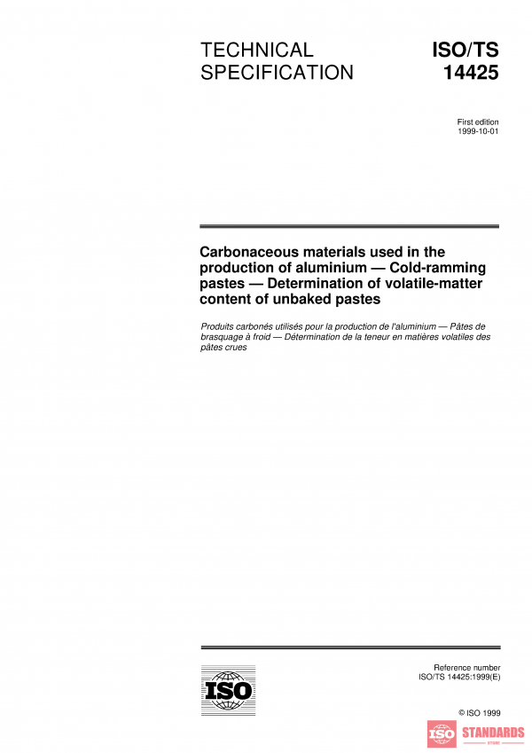 ISO/TS 14425:1999 PDF