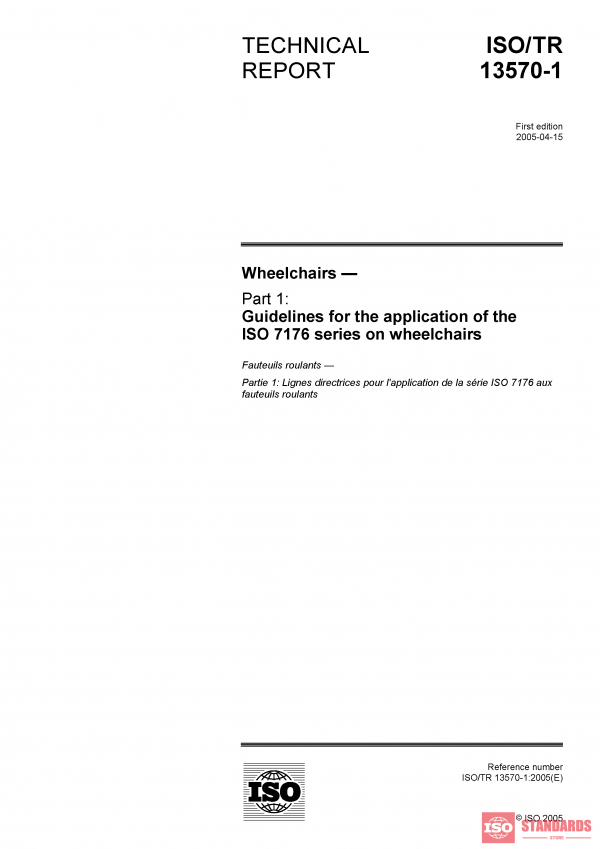 ISO/TR 13570-1:2005 PDF