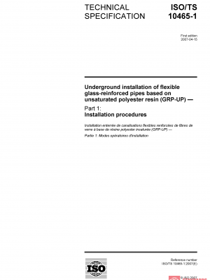 ISO/TS 10465-1:2007 PDF