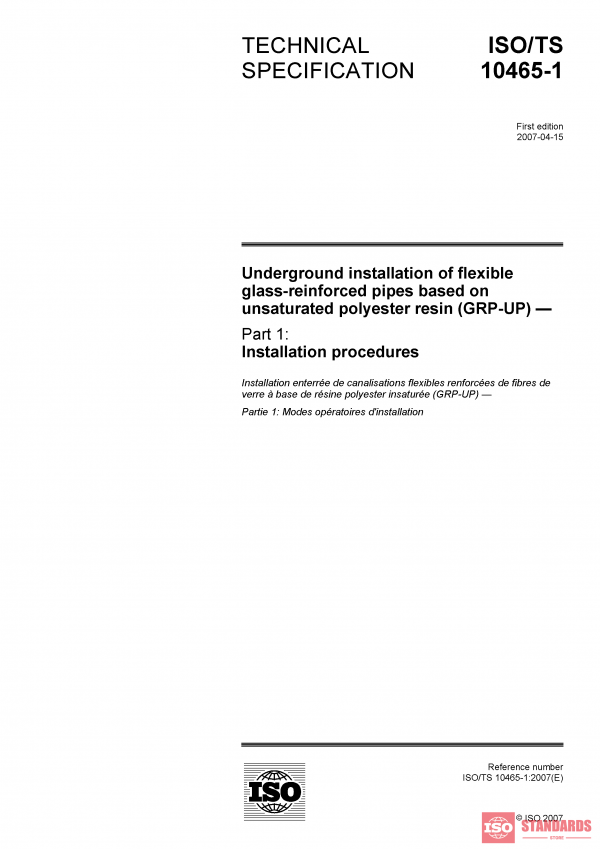 ISO/TS 10465-1:2007 PDF