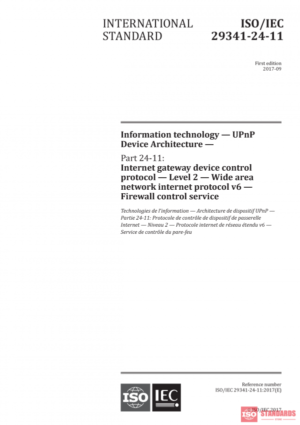 ISO/IEC 29341-24-11:2017 PDF
