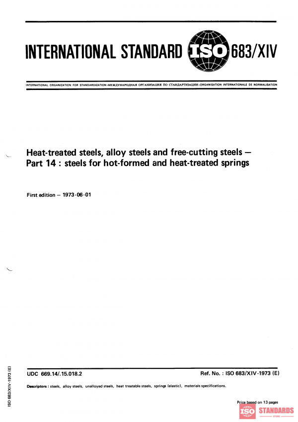 ISO 683-14:1973 PDF