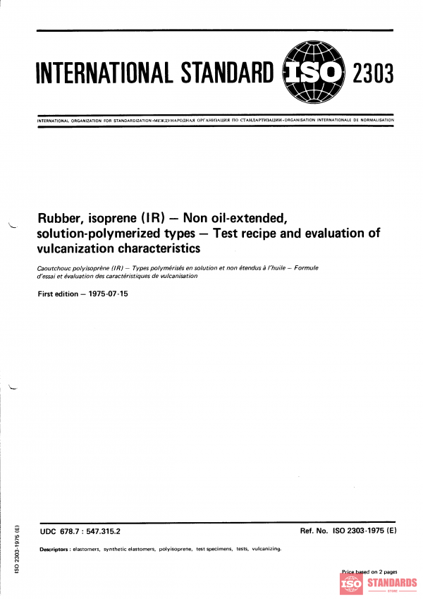 ISO 2303:1975 PDF