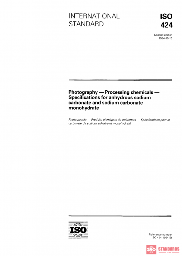 ISO 424:1994 PDF