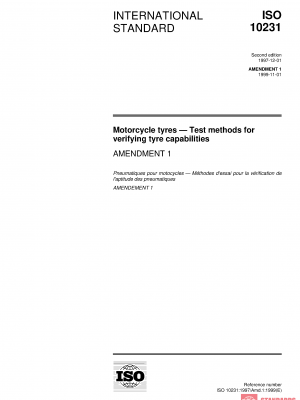 ISO 10231:1997/Amd 1:1999 PDF