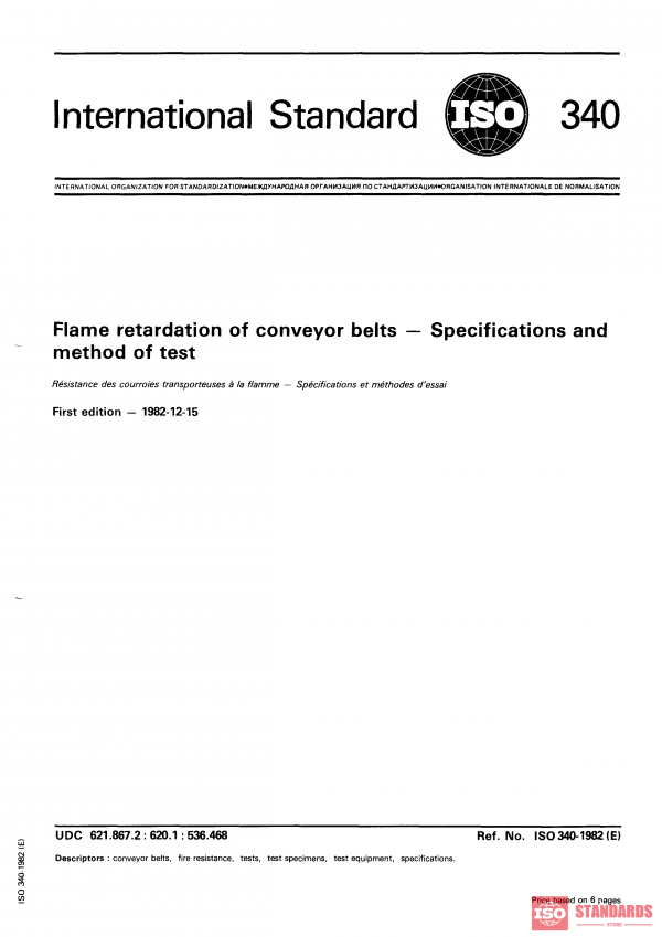 ISO 340:1982 PDF
