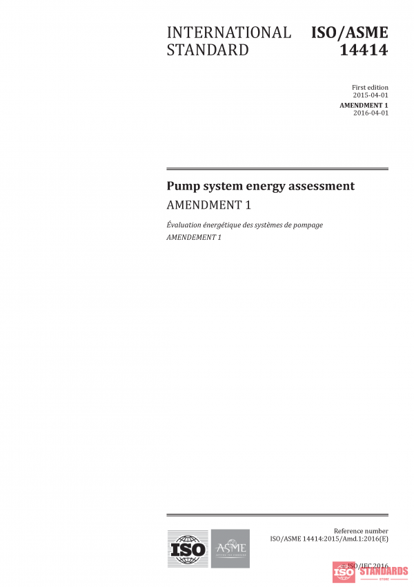 ISO/ASME 14414:2015/Amd 1:2016 PDF