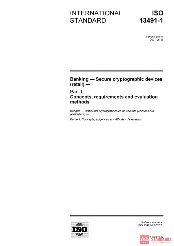 ISO 13491-1:2007 PDF