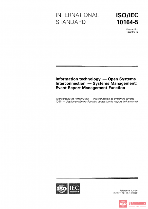 ISO/IEC 10164-5:1993 PDF