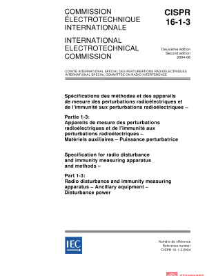 CISPR 16-1-3:2004 PDF