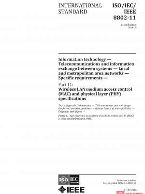 ISO/IEC/IEEE 8802-11:2018 PDF