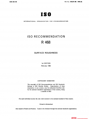ISO/R 468:1966 PDF