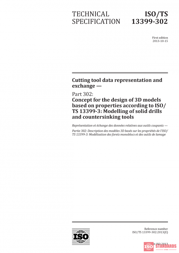 ISO/TS 13399-302:2013 PDF