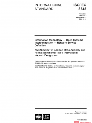 ISO/IEC 8348:1996/Amd 2:2002 PDF