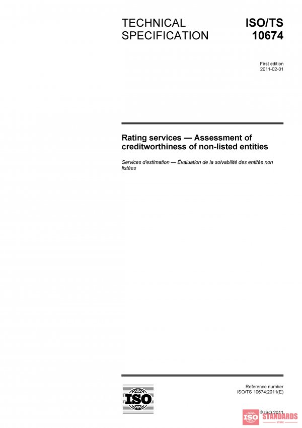 ISO/TS 10674:2011 PDF