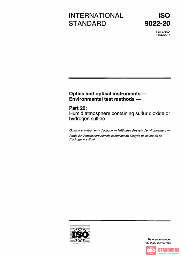 ISO 9022-20:1997 PDF